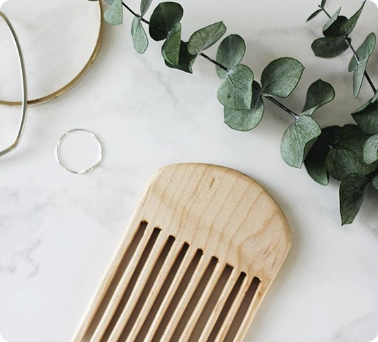 %100 bambu, saçınıza ve doğaya dost.